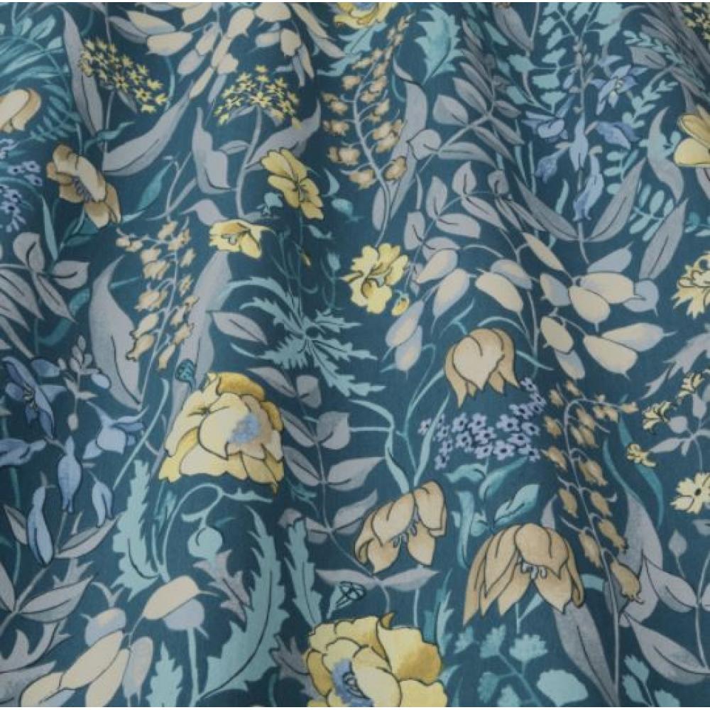 bavlneny tlaceny tkanina kvetinovy modry zaves potah doplnky dekoracny vankus vankus kreslo klasicky vintage art deco elegantny.jpg